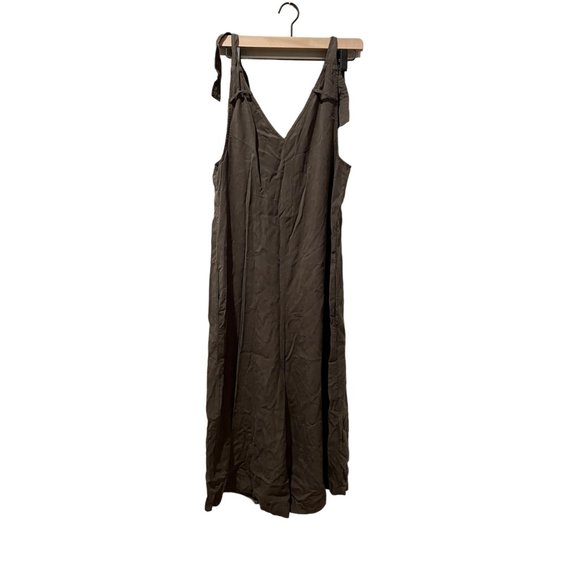 BCBGeneration Womens Woven V-Neck Sleeveless Wide Leg Jumpsuit Size M | S1‎ - Picture 3 of 5